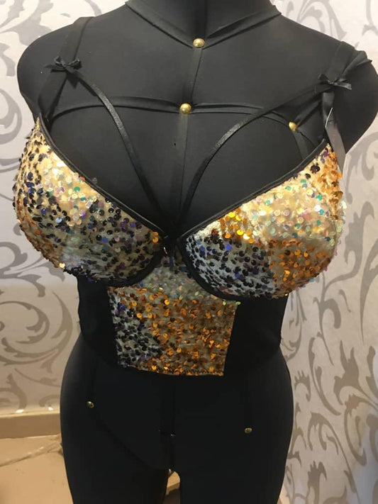 Sexy Push-up corset bra Top